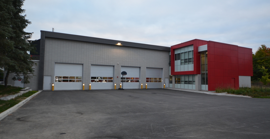 Fire hall no.6 for Gatineau firefighters