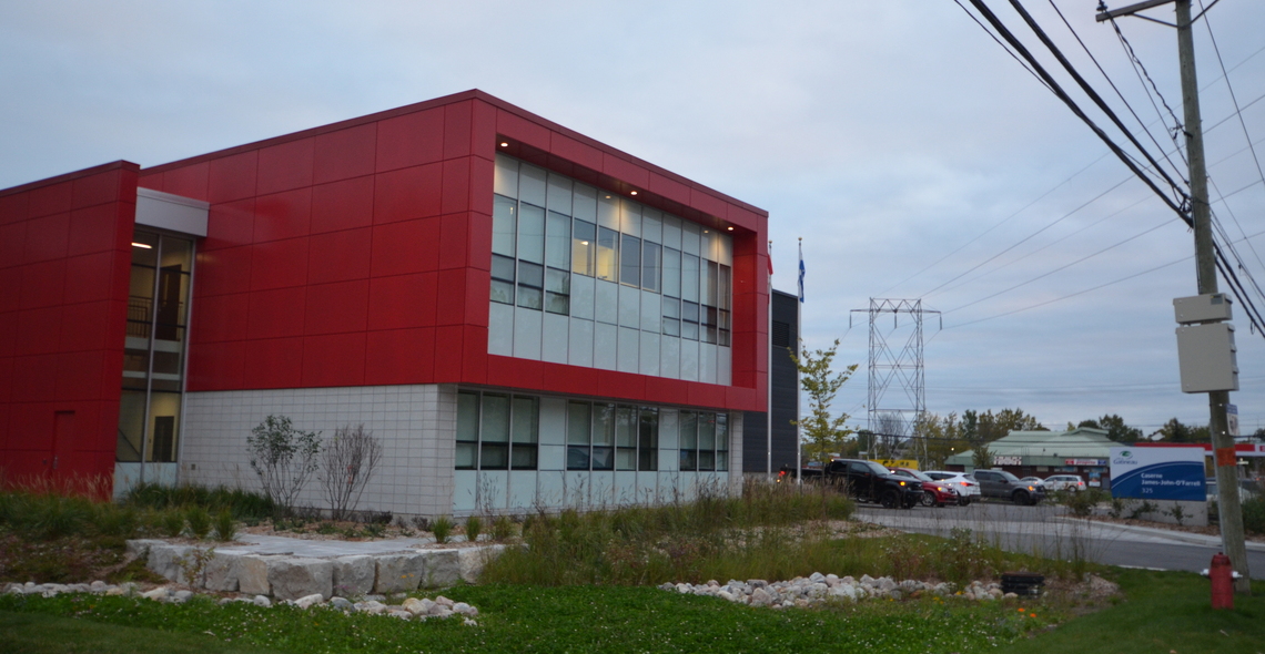 Fire hall no.6 for Gatineau firefighters