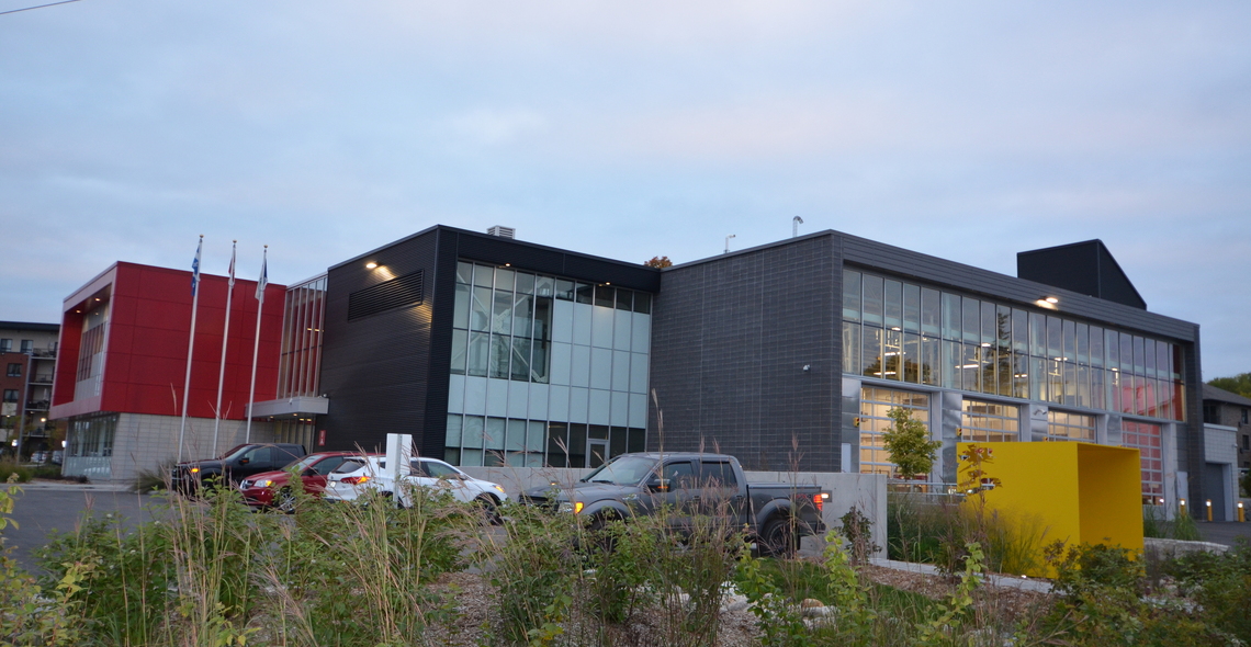 Fire hall no.6 for Gatineau firefighters