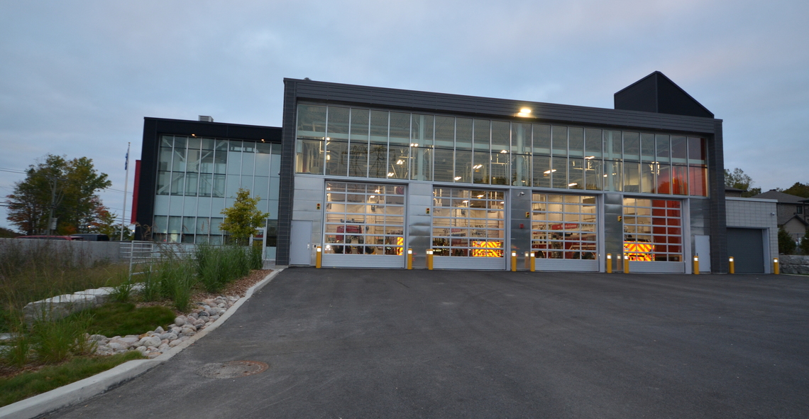 Fire hall no.6 for Gatineau firefighters